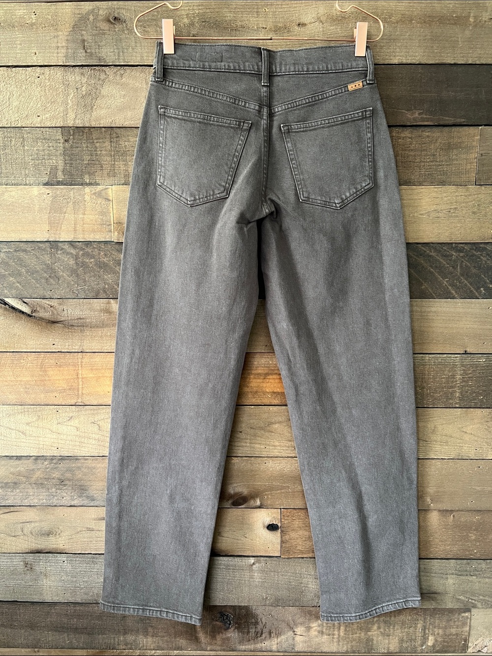 AYR Women's The Getup Barrel Leg Denim Jeans in Cigar Brown Size 24 measures 14โ - Picture 5 of 9